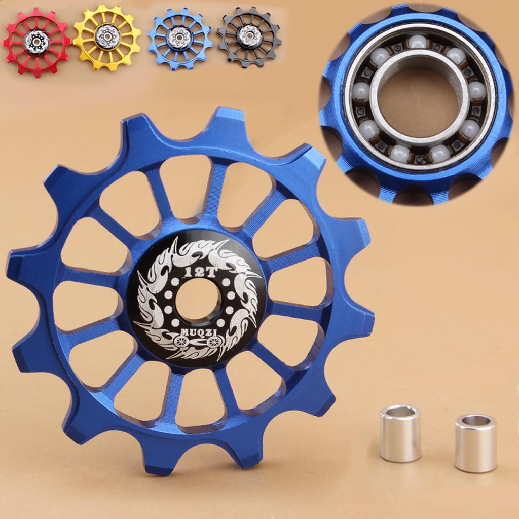 Derailleur Pulley 12T Rear Derailleur Jockey Wheel for Road Bike, Mountain Bike, MTB, BMX