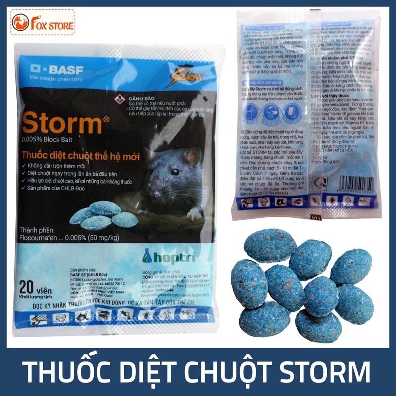 Thuốc Diệt Chuột Thế Hệ Mới Storm ( 1 gói 20 viên )