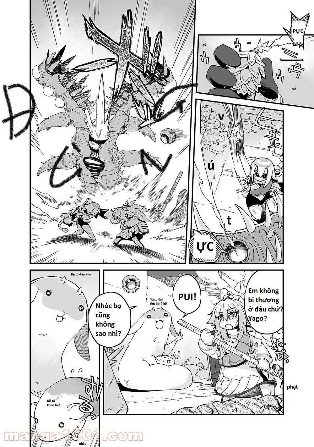 ngay cả khi hậu tận thế, thật hạnh phúc vẫn còn được sống... chapter 18.2 3