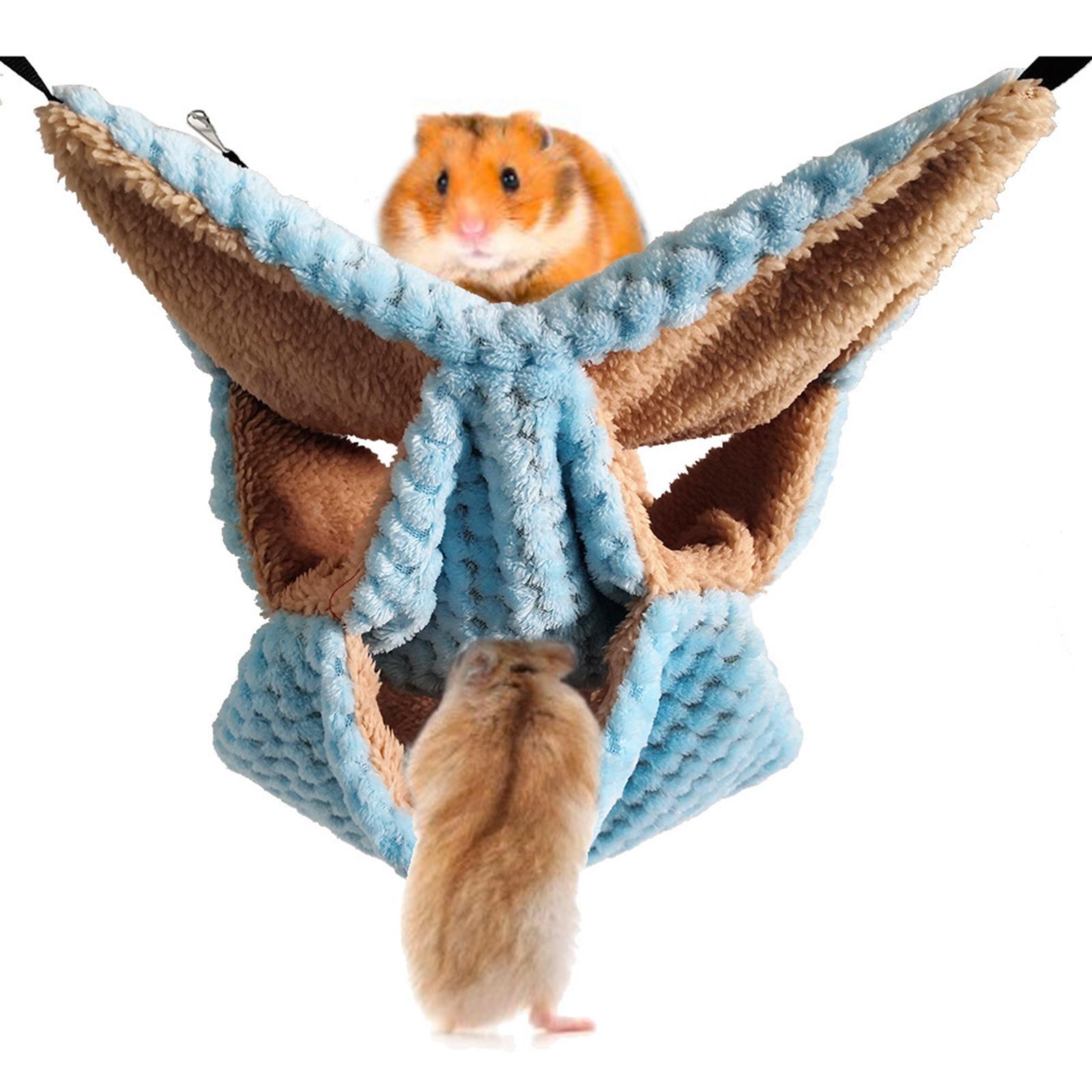Triple Pet Cage Hanging Hammock Ferret Bedding Hamster Swinging Bed for Chinchilla