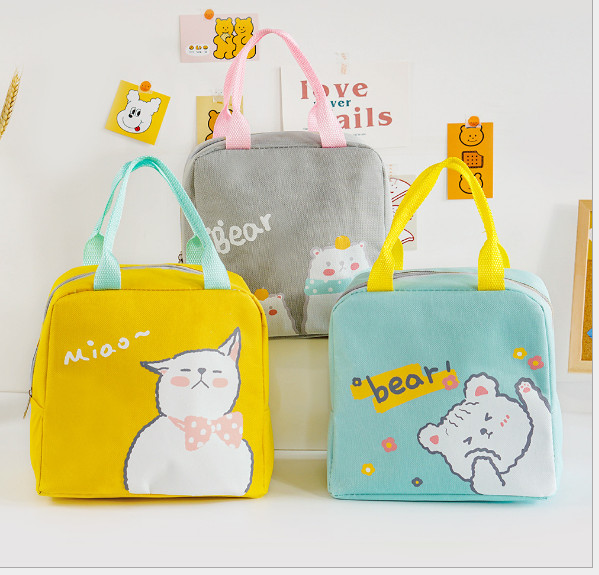 Túi Giữ Nhiệt Đa Năng - Túi Đựng Đồ Ăn Văn Phòng Chống Thấm Nước + tặng 1 cột tóc xinh xắn