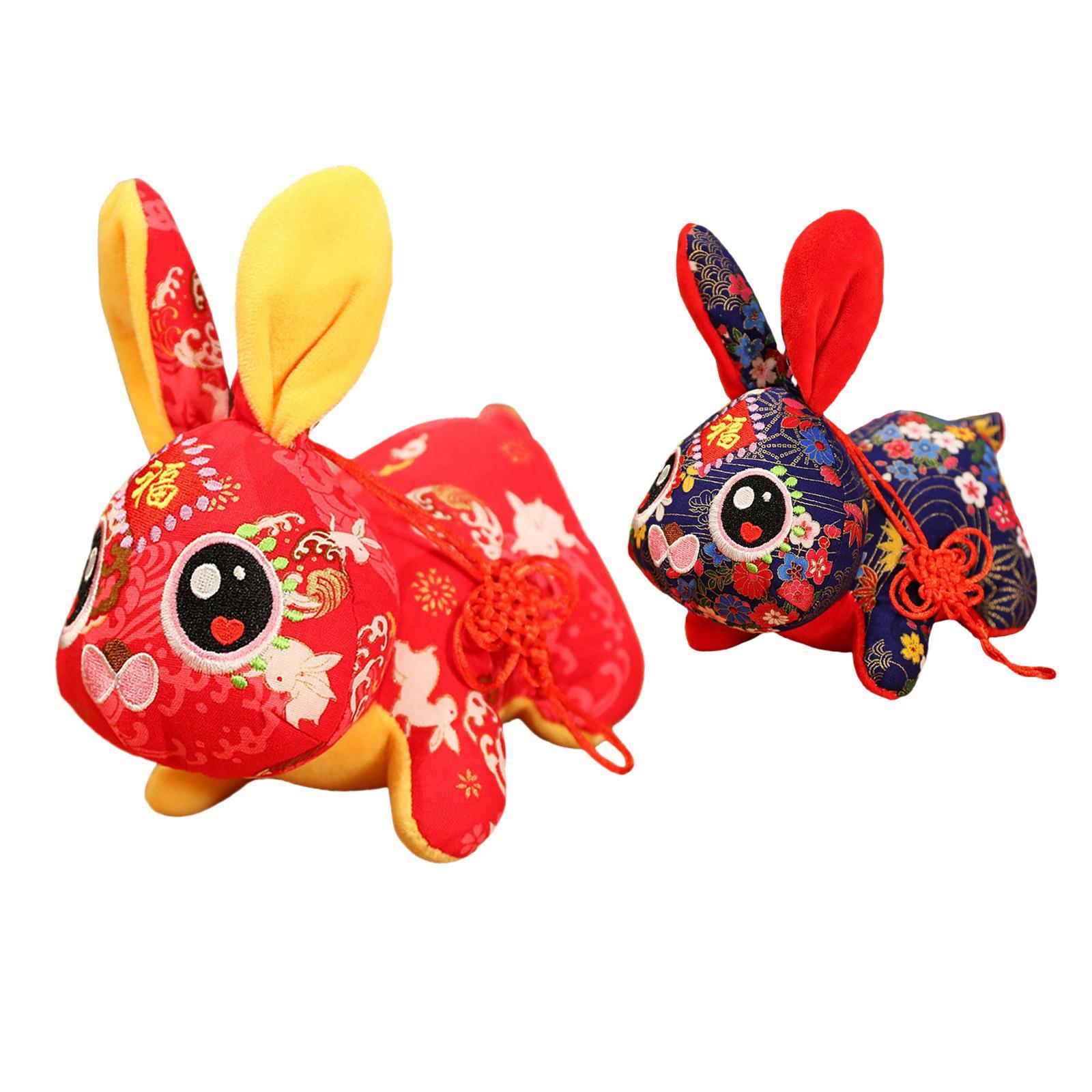 New Year Rabbit Plush Toy Stuffed Animals