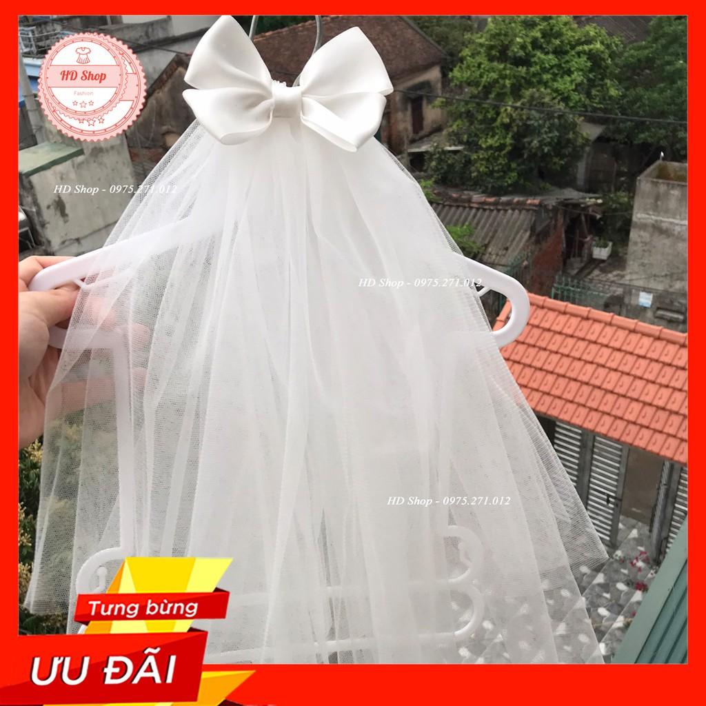 Lúp cô dâu cho nàng, cho bé/Mẫu lúp cô dâu do shop tự tay làm cực xinh voan mỹ mềm mại bồng bềnh