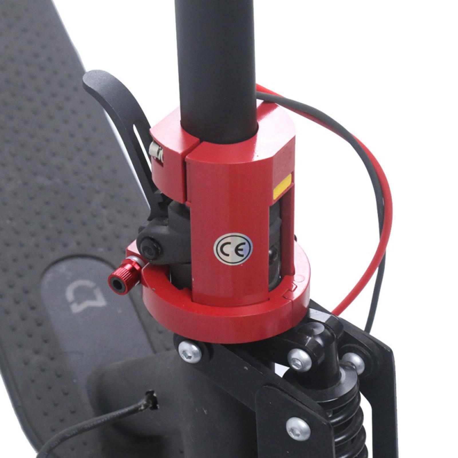 Folding Clamp Durable for Electric Scooter Electric Scooter Accessories Red