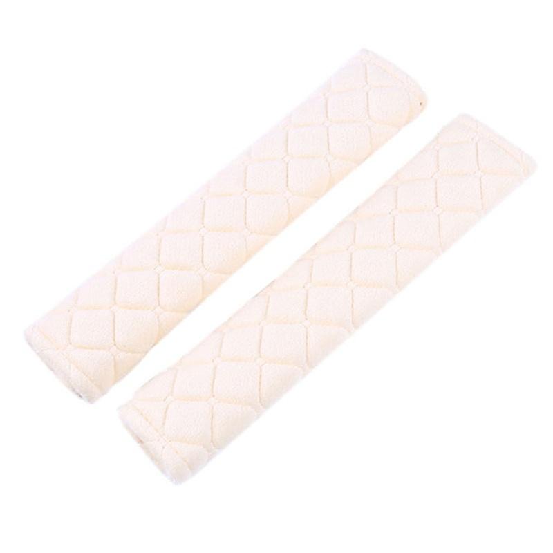 Set 2 đệm bọc dây an toàn bằng nhung mềm gắn dây đai an toàn cho xe hơi/ xe tải/ suv/ máy bay