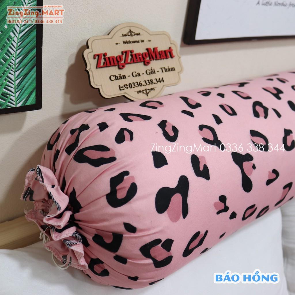 Bộ Ga Gối Poly Beo Hồng | Bộ Drap giường Ga trải giường - ZingZingMart