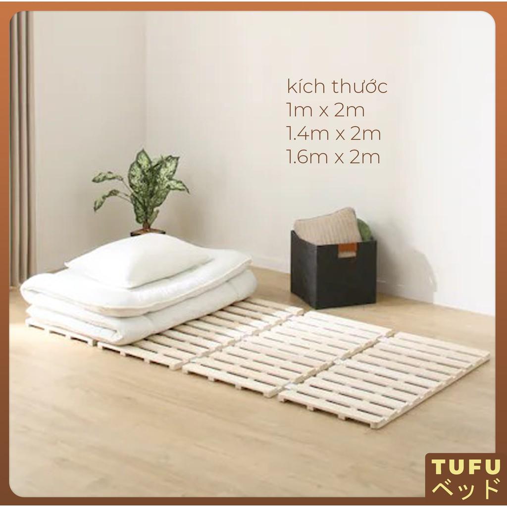 Nệm Futon Topper Bông Gòn Kiểu Nhật, TUFU FUTON Classic Japanese Style