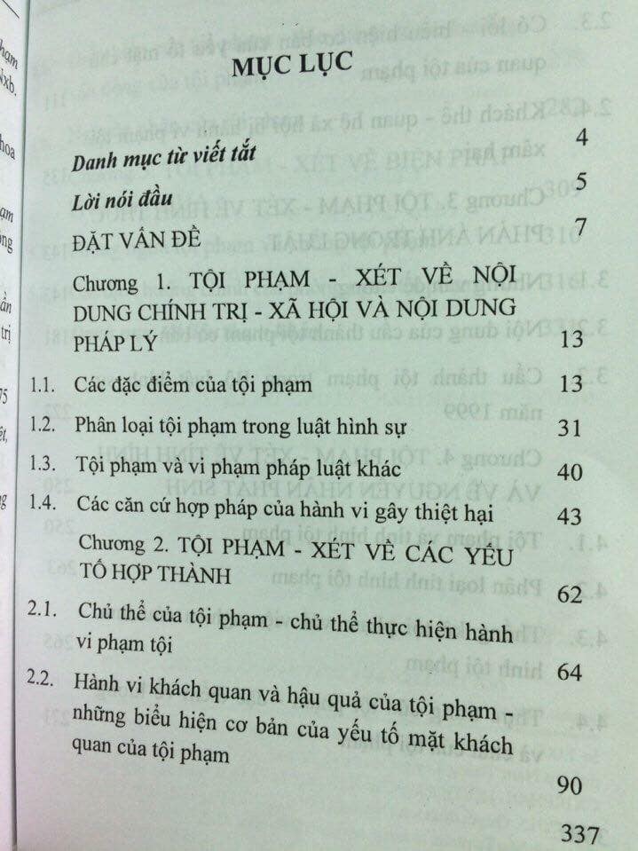 Combo: Pháp luật tố tụng hình sự với việc bảo vệ quyền con người và Tội phạm và cấu thành tội phạm