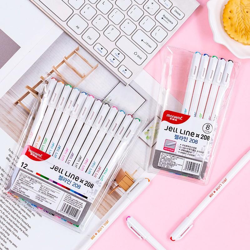 Set Bút Monami Đầu Kim Jell Line 0.4 mm