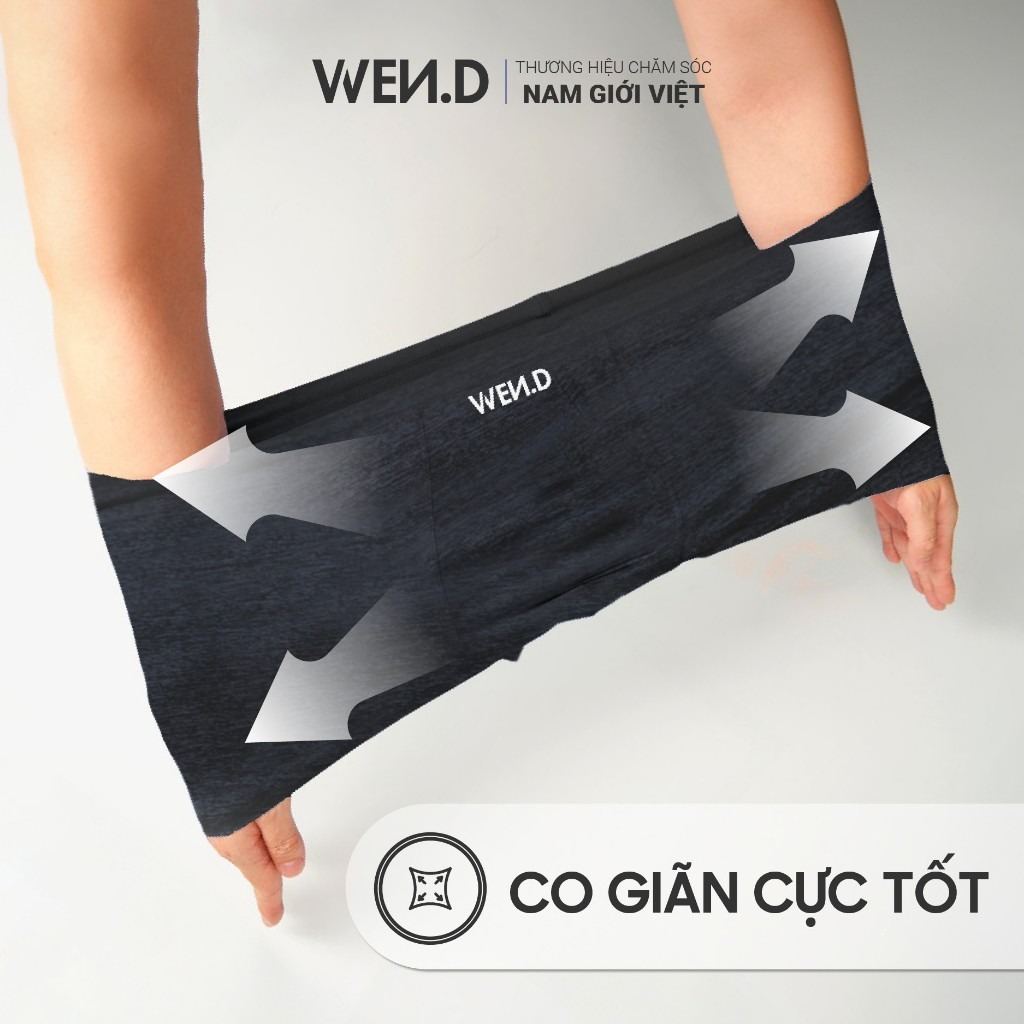 Quần lót boxer nam WEND Guardian Truck Bamboo kháng khuẩn, co dãn, thoáng khí, không hằn
