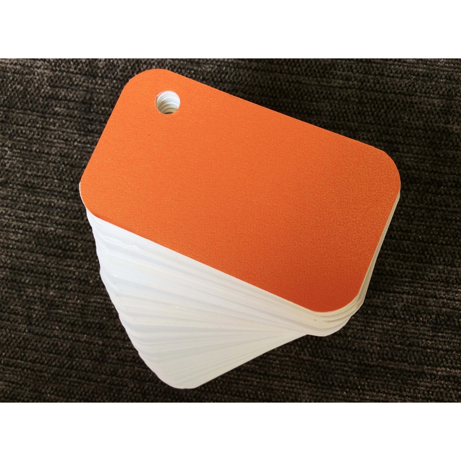 1000 thẻ flashcard trắng siêu dày bo góc 5x8 kèm khoen +bìa cứng 3D học ngoại ngữ