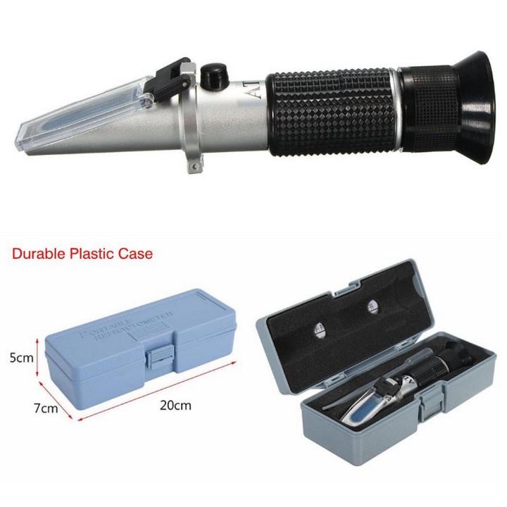 Khúc xạ kế đo đường hiệu quả nhanh chóng Brix % SG Wort 1.000 to 1.130