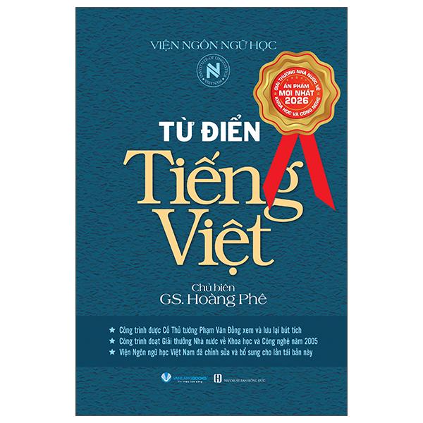 Sách - Từ Điển Tiếng Việt - Bìa Cứng (Tái Bản 2025)