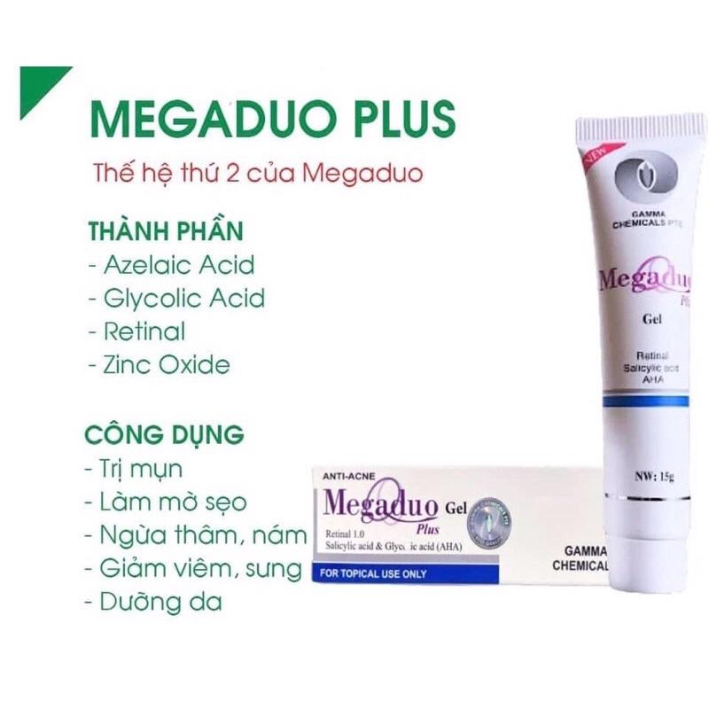 MEGADUO GEL &amp; MEGADUO PLUS GEL - GEL MỤN, MỜ THÂM, DƯỠNG DA