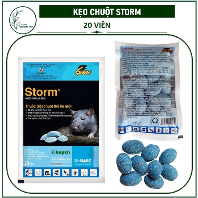 Kẹo Chuột Storm 20 viên