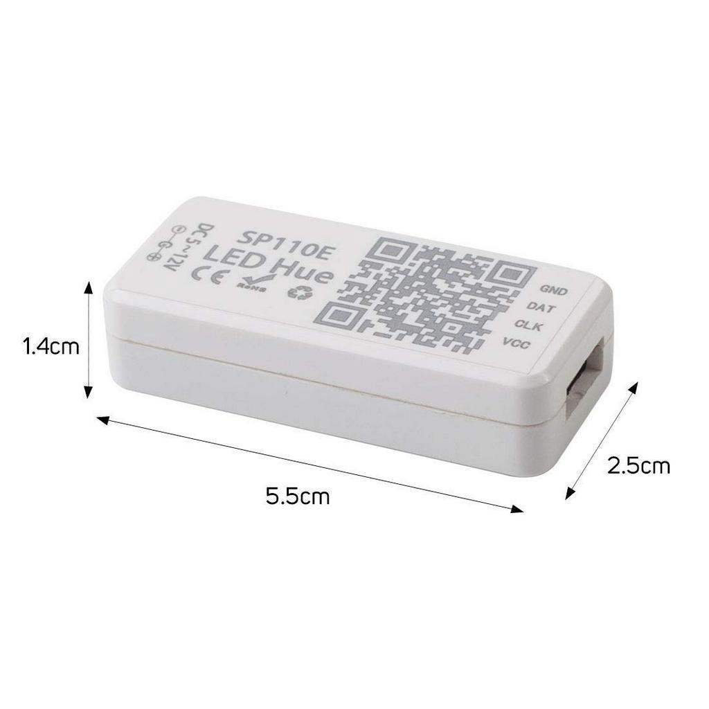 Bộ Điều Khiển Kết Nối Bluetooth Ws2812B Sk6812Rgb Sk6812Rgbw Bluetooth Sp110E Hỗ Trợ Ios / Android App 1024 Pixels Dc5V-12V