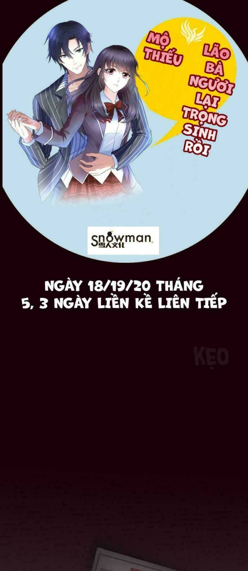 mộ thiếu, lão bà ngươi trọng sinh lại rồi! chapter 1 1