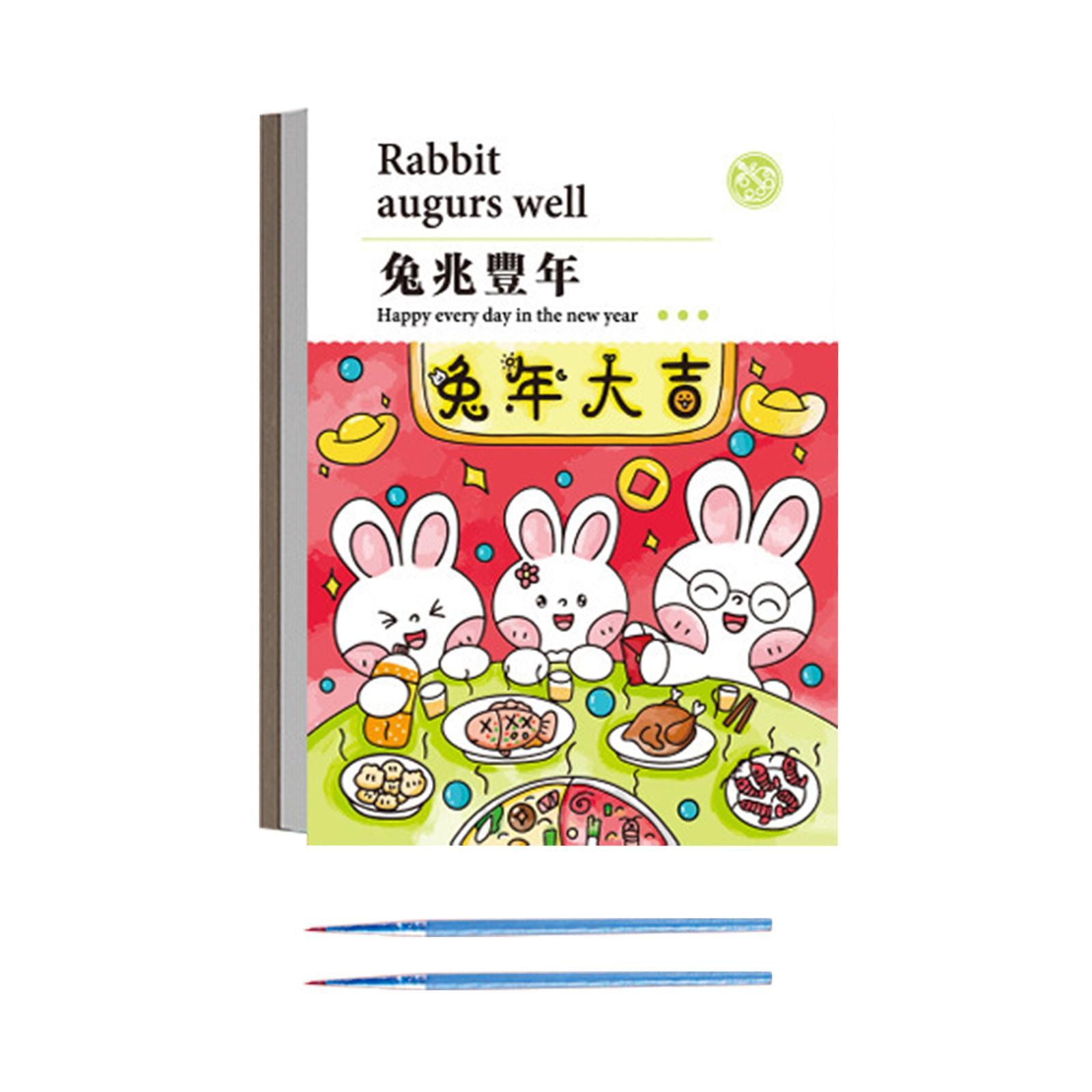 Watercolor Painting Toy DIY Art Drawing Colorable for Home Coloring Game