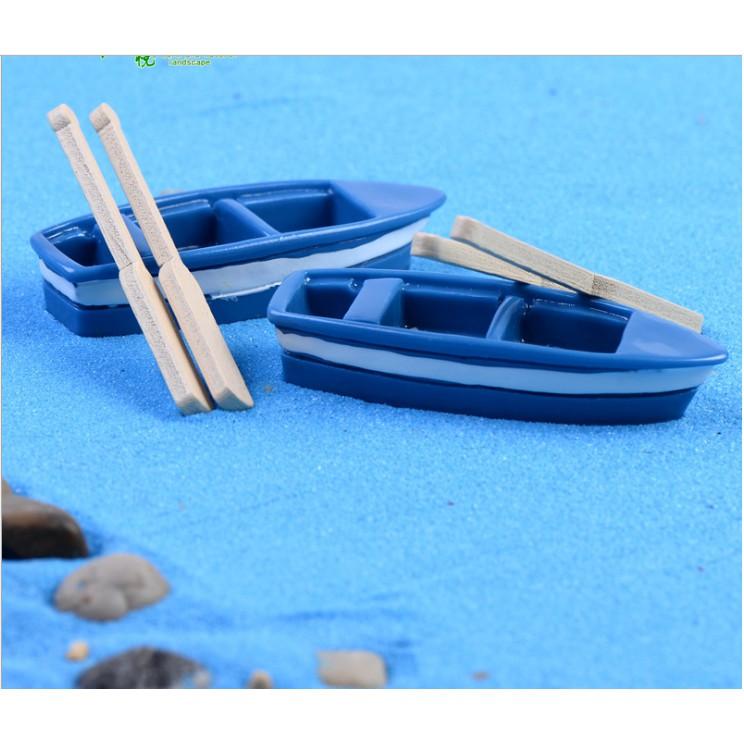 Mô hình thuyền du lịch để trang trí tiểu cảnh, bonsai