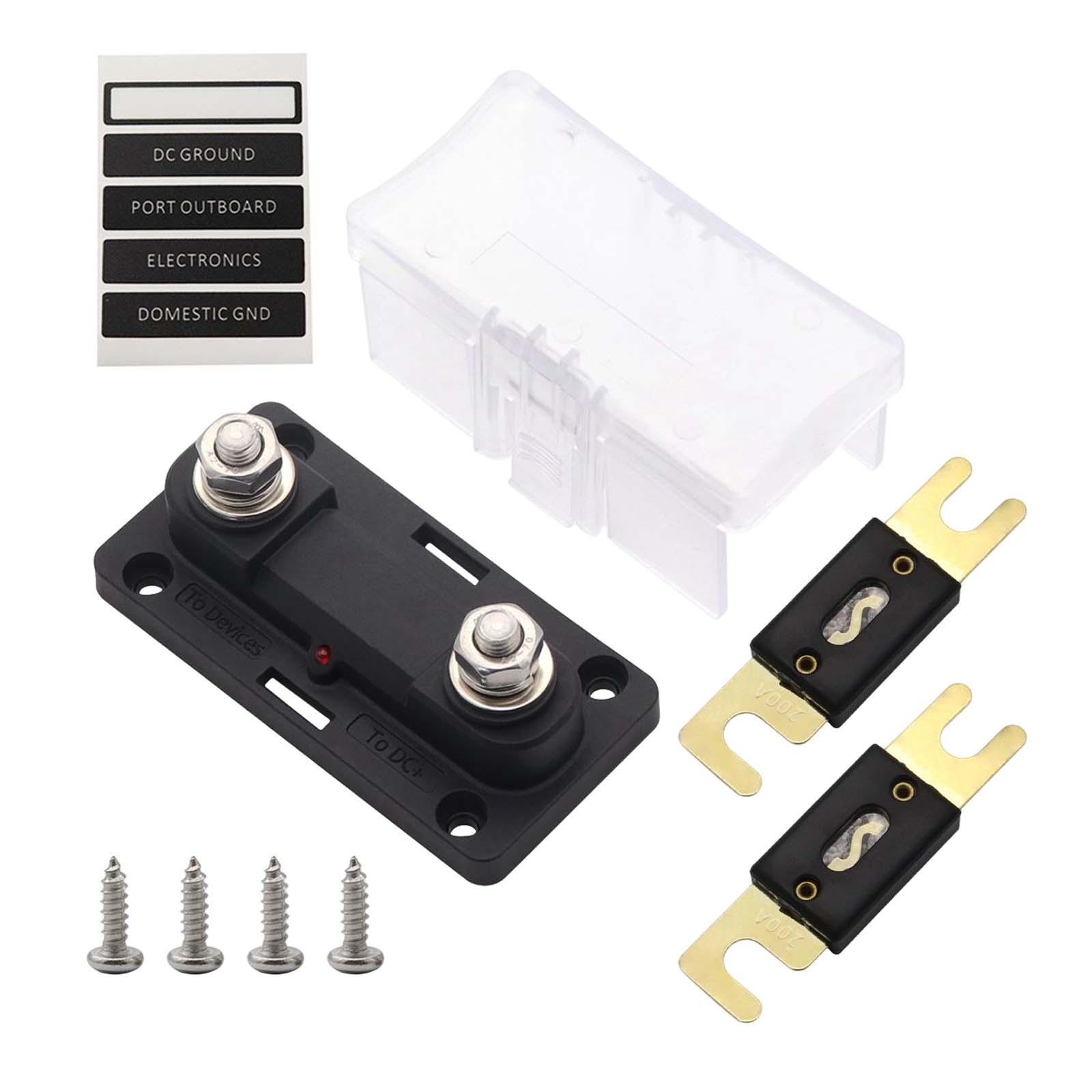 Fuse Block Fuse Holder 12v 24v car Accessories 30A