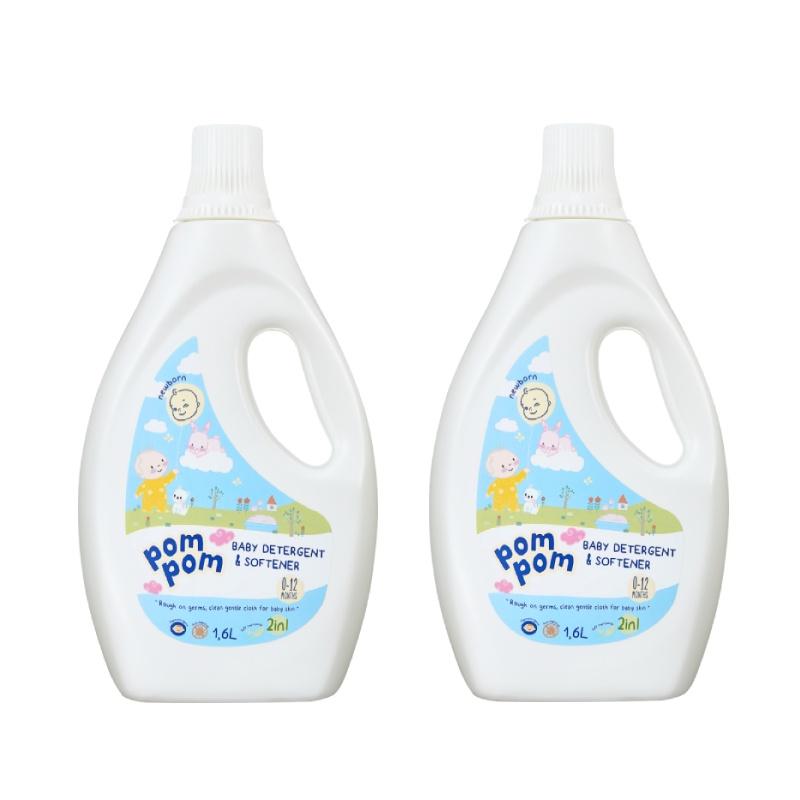 Nước Giặt Xả Pom Pom Active chai 1.6L