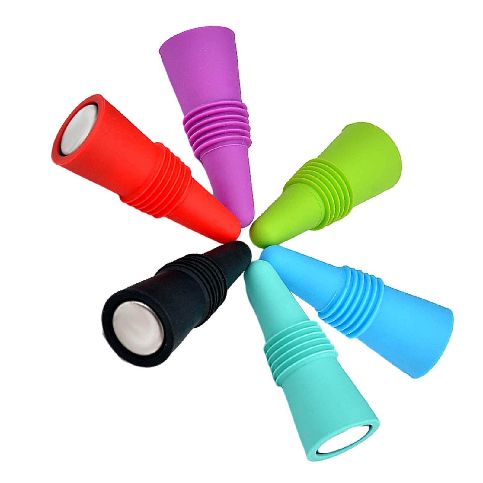 Wine Stoppers , Silicone Wine Bottle stopper and Beverage Bottle Stoppers