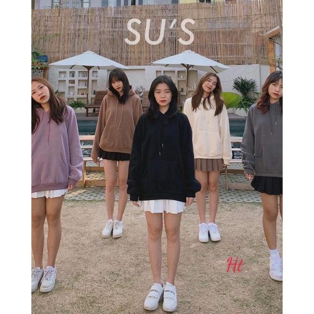 Áo hoodie Cotton Trơn màu mới H2A