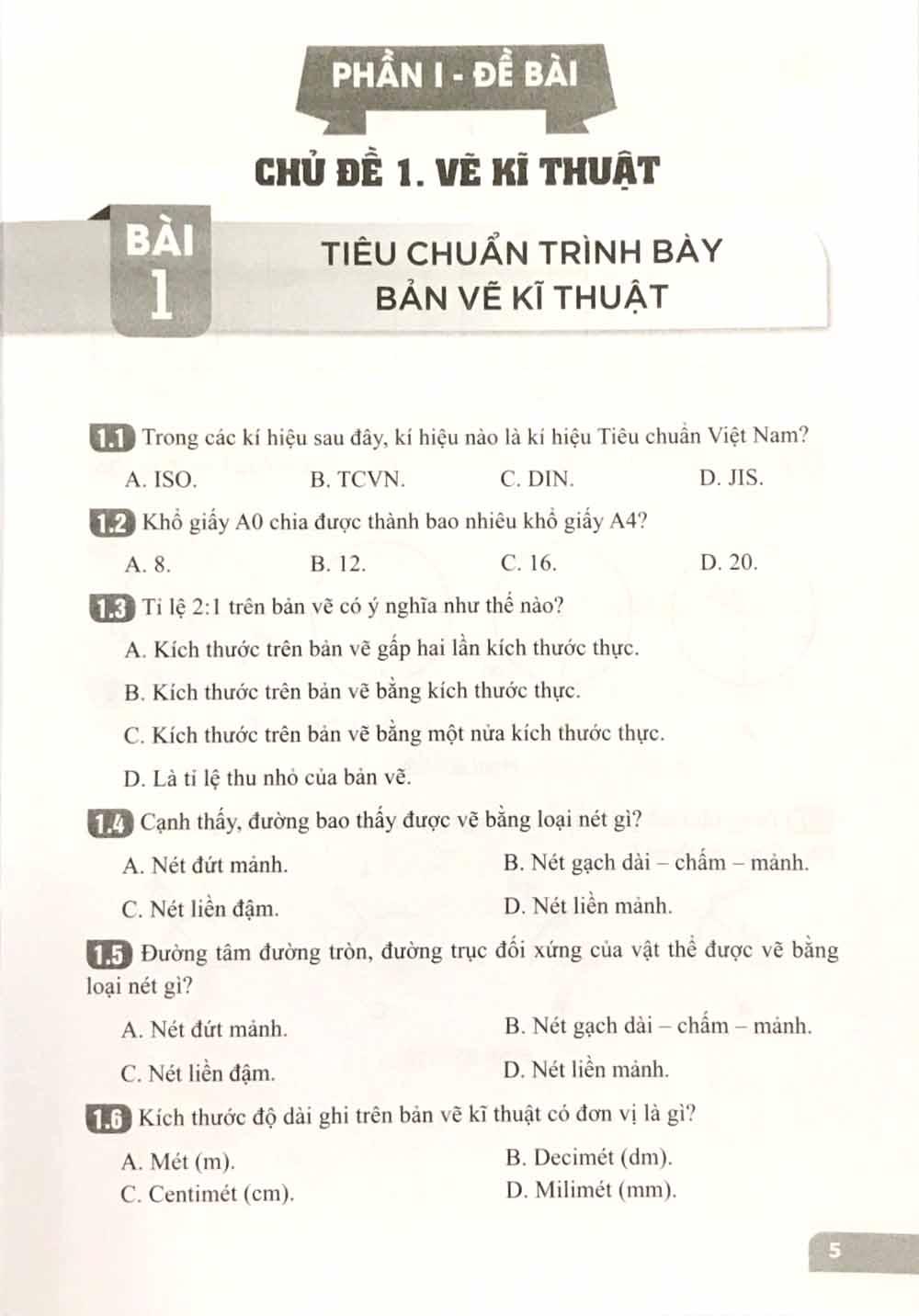 Bài Tập Công Nghệ 8