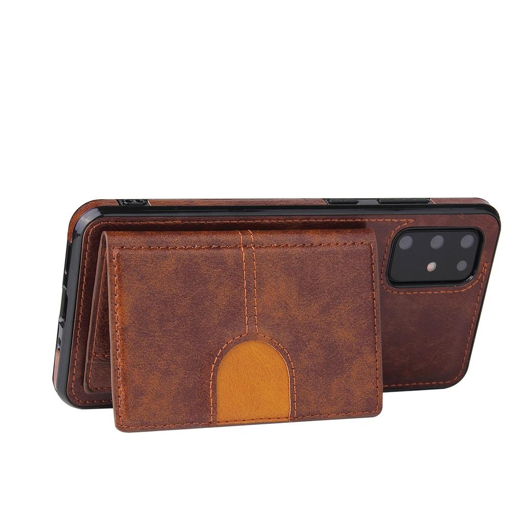 Ốp lưng dành cho iPhone 6 6s 7 8 plus x xs max 11 12 13 pro mini pro max - ví da ngăn để thẻ - để ảnh - để tiền