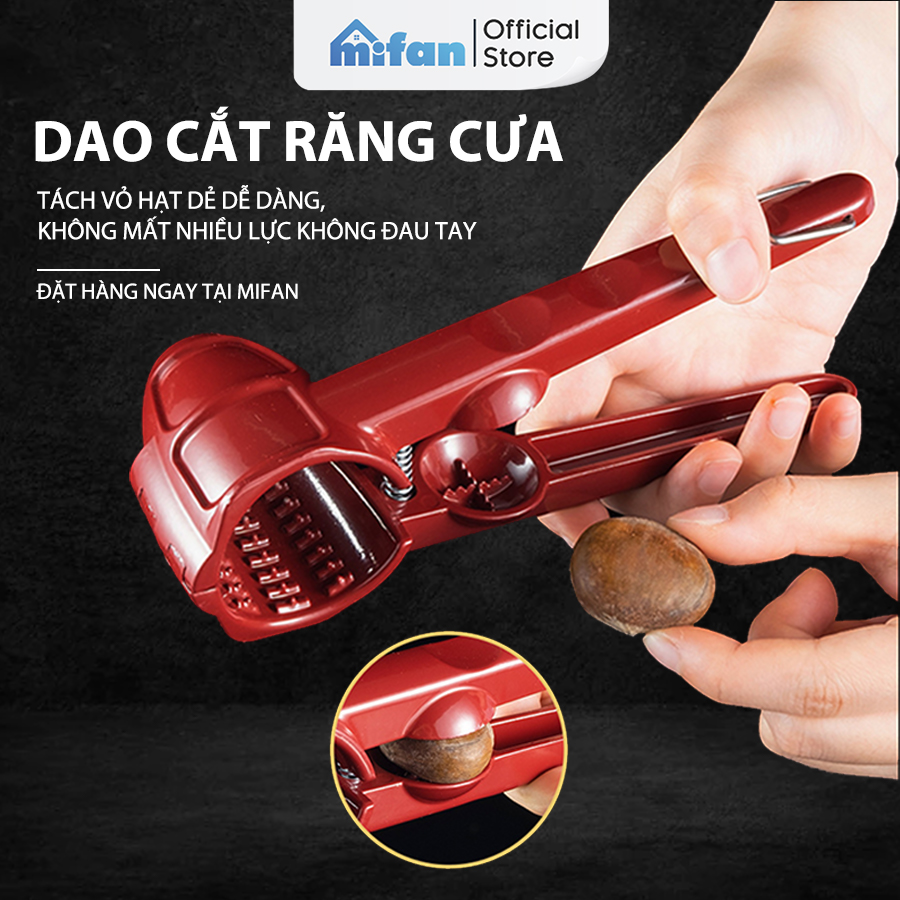 Dụng Cụ Tách Hạt Thông Minh Mifan - Kẹp vỏ hướng dương, óc chó, hạnh nhân, macca, mắc ca, hạt dẻ