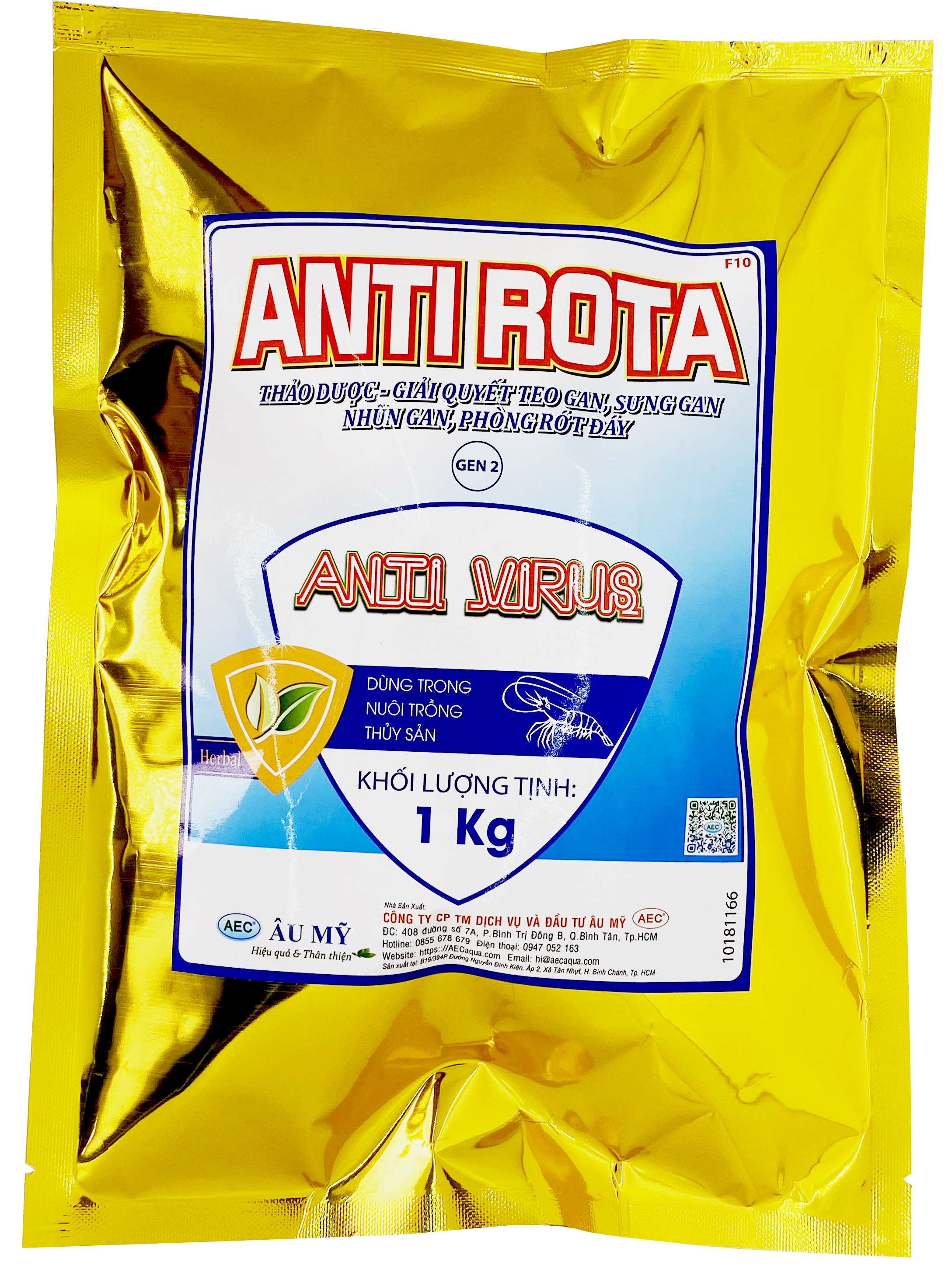 AntiRota - Hỗ trợ khắc phục tôm rớt đáy, tấp mé, chết-rải-rác| GEN 2