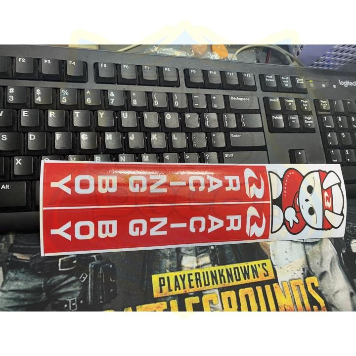 Tem dán phuộc xe máy racing boy