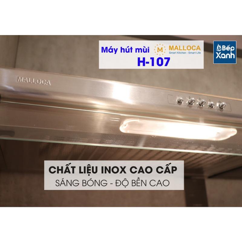 Máy Hút Mùi Classic Malloca H107 - Công Suất Hút 350 m3/h - Ngang 70cm - Hàng Chính Hãng