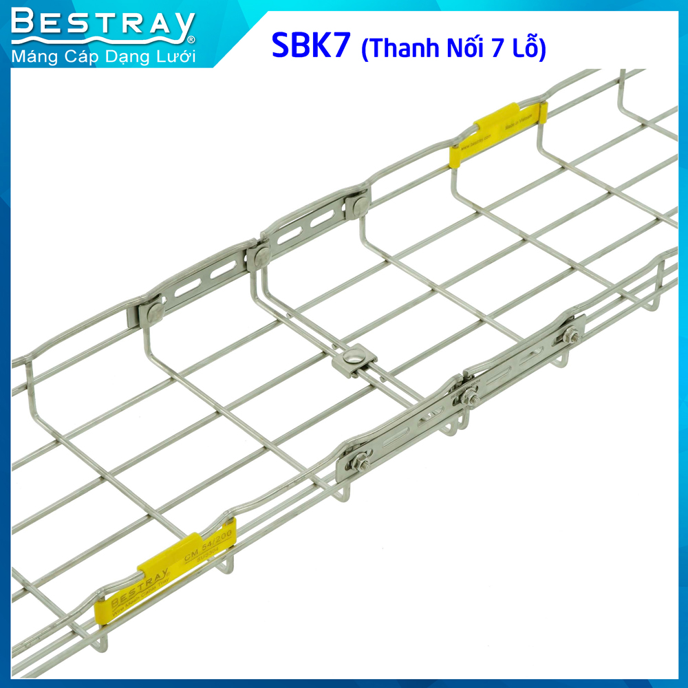 Thanh Nối 7 Lỗ | Nối Máng Lưới Bestray | Splice Bar Kit 7 Holes
