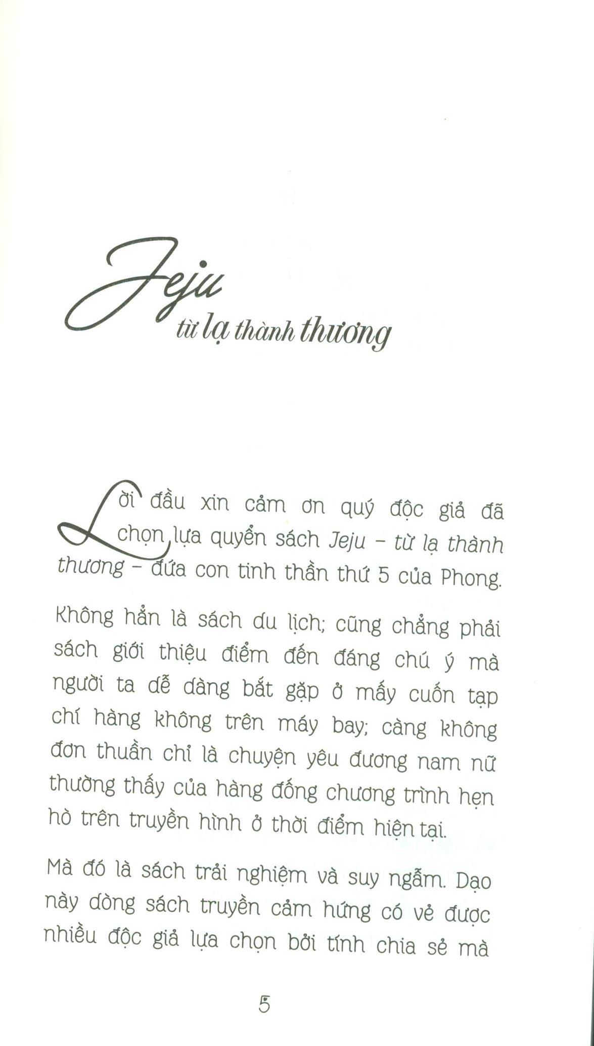 Jeju - Từ lạ thành thương