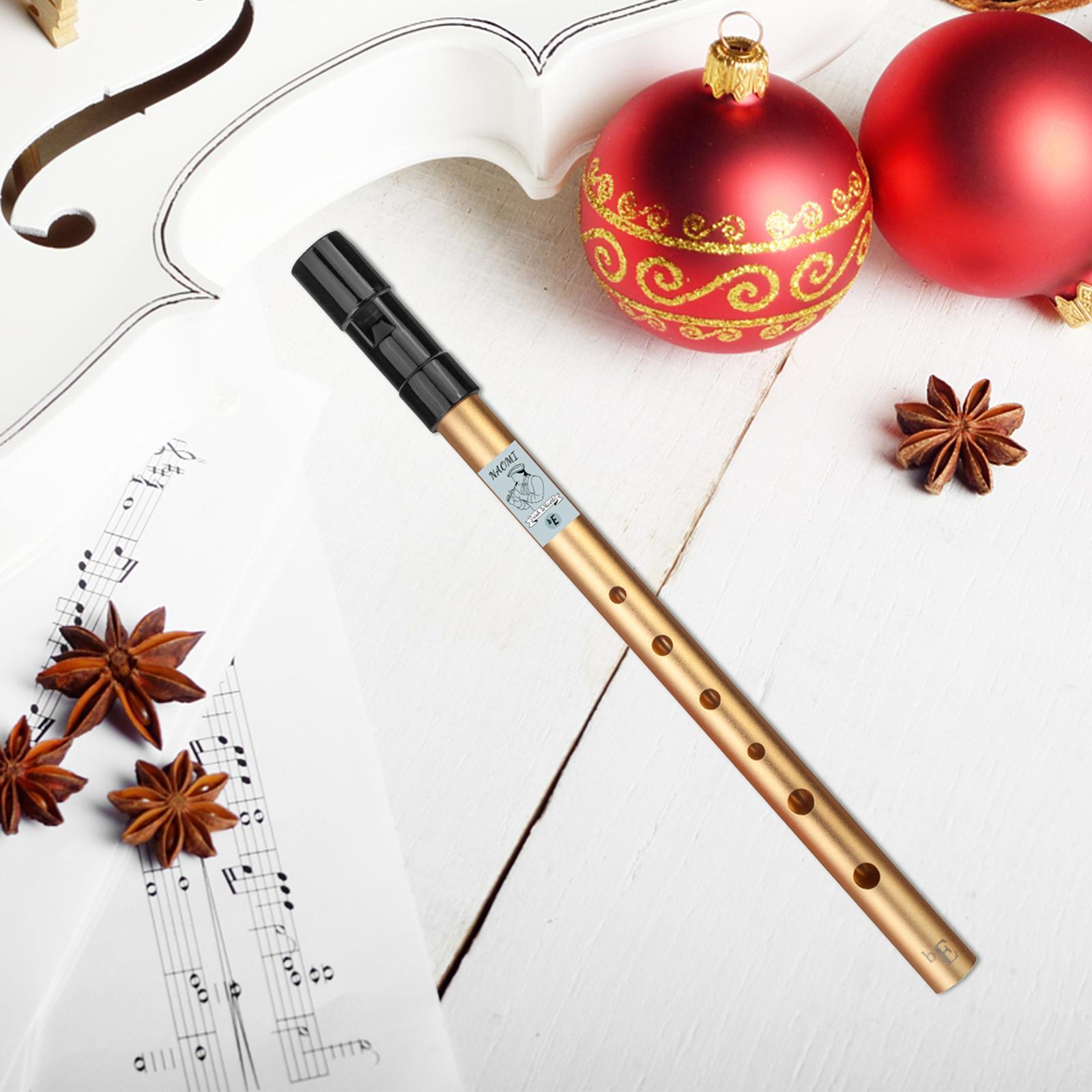 Portable Flute Whistling Music Instrument Tin Whistle for Beginners Kids