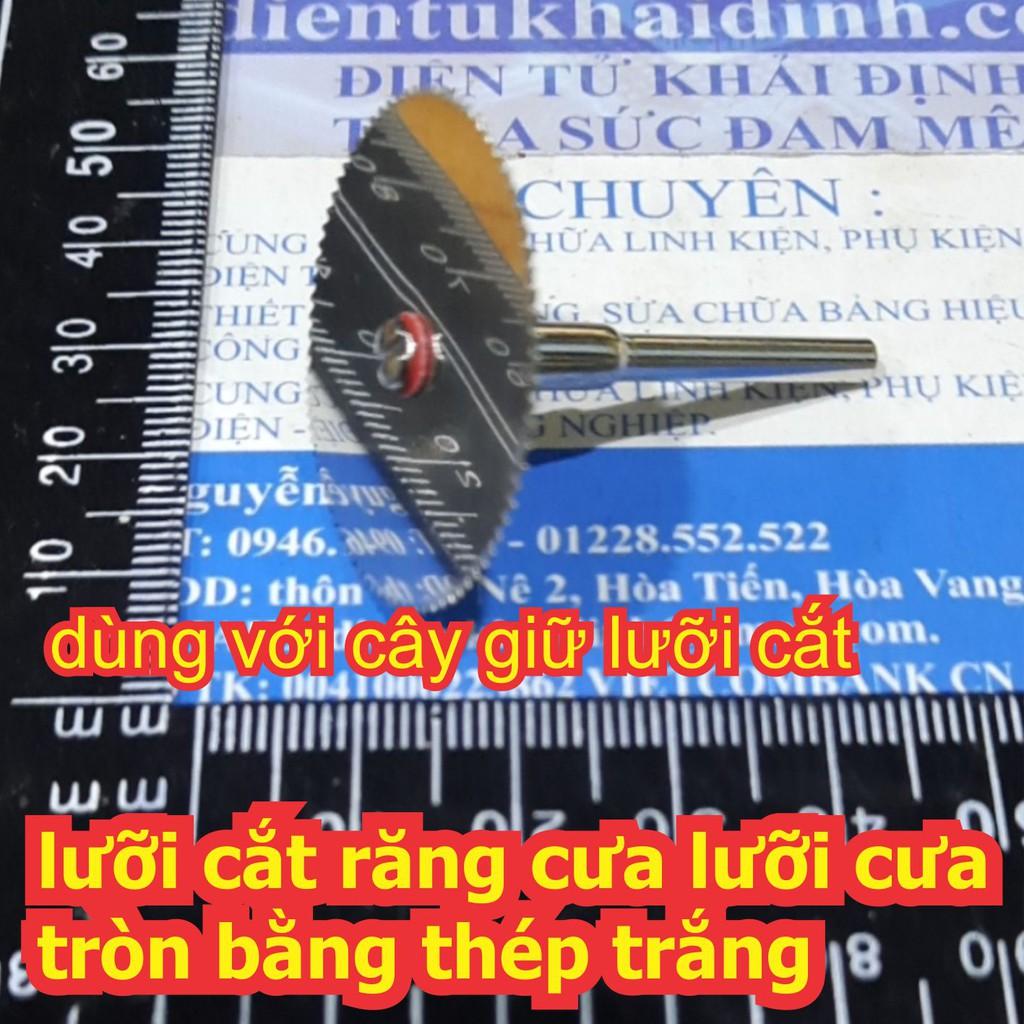 Lưỡi cắt răng cưa lưỡi cưa tròn bằng thép trắng đường kính 16mm 22mm 32mm kde7374