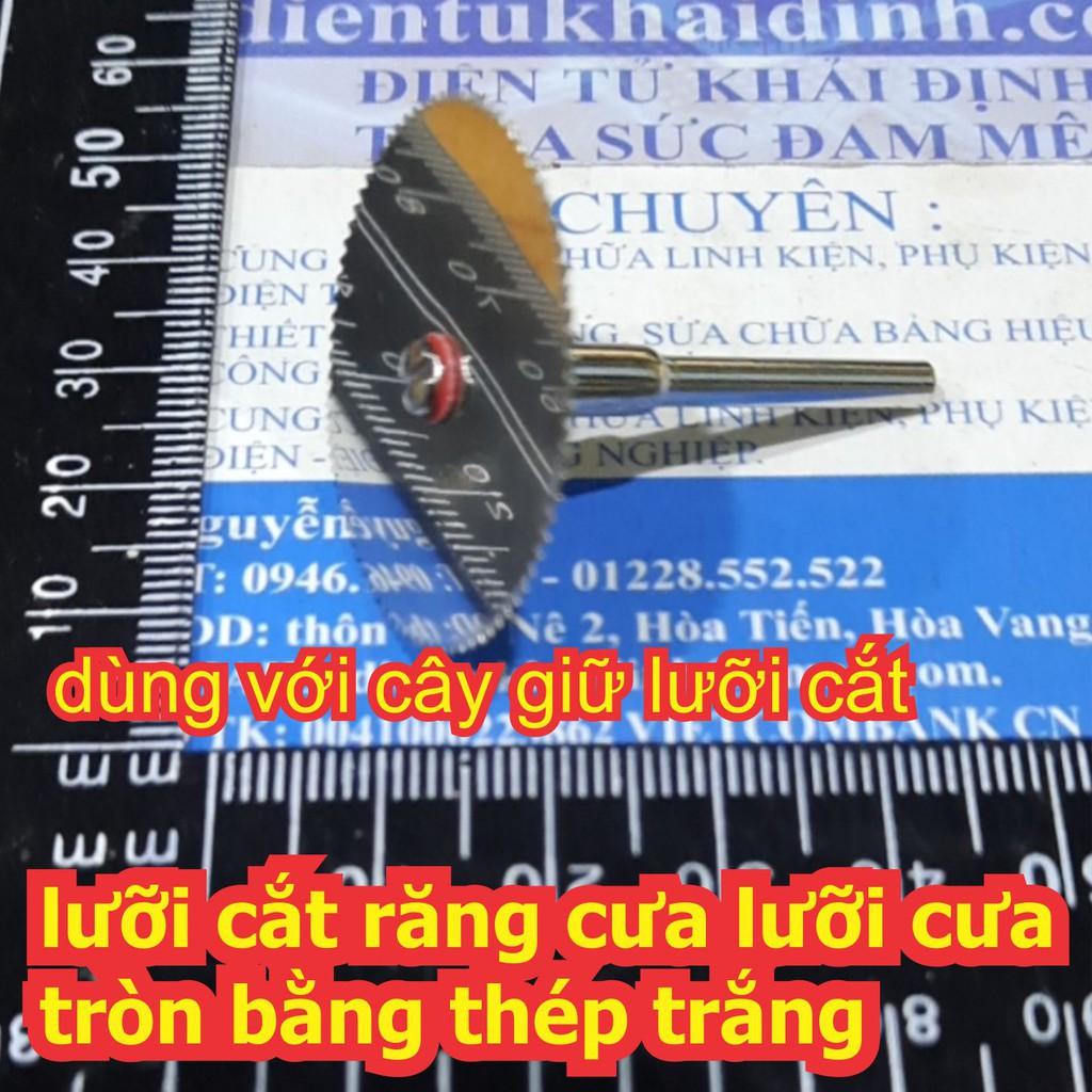 lưỡi cắt răng cưa lưỡi cưa tròn bằng thép trắng đường kính 16mm 22mm 32mm kde7374