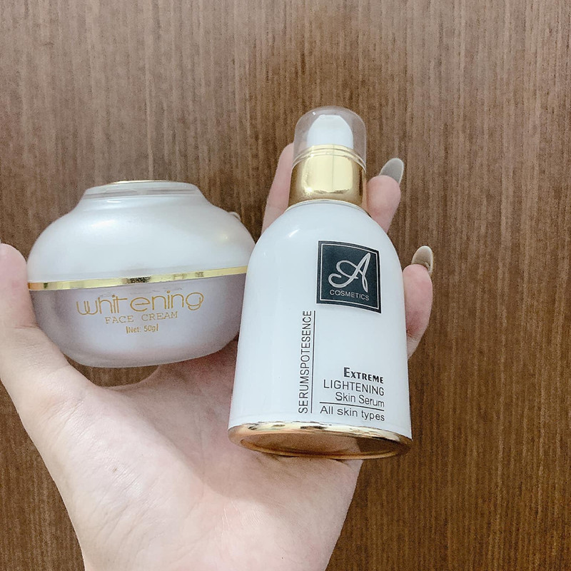 Combo Kem Face Pháp Và Serum Spot Acosmetics Mẫu Mới 2020