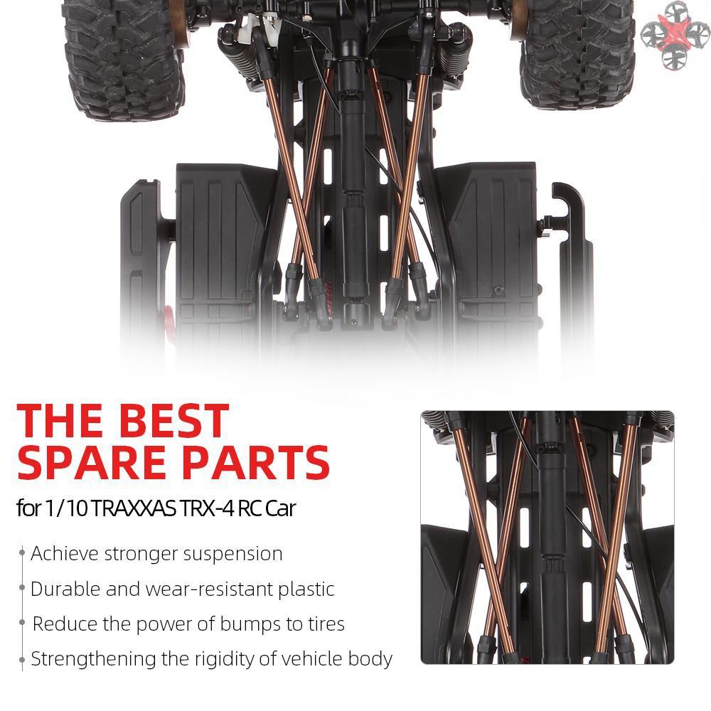 Set 10 Trục Bánh Xe Bằng Thép Không Gỉ Cho Xe Điều Khiển Từ Xa Traxxas Trx-4 324mm Tỉ Lệ 1:10