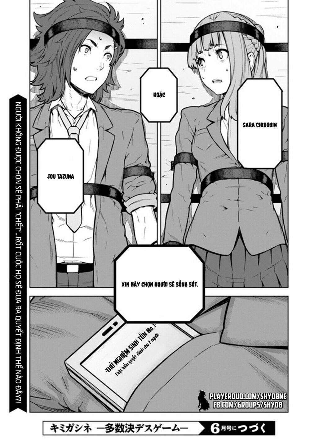 trò chơi chết chóc - biểu quyết sinh tồn chapter 1 37