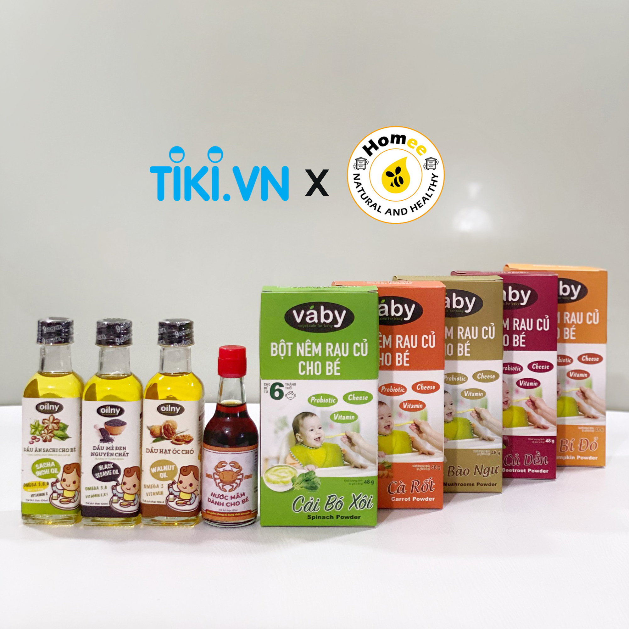 Bột ruốc ăn dặm Tôm & Phô Mai dành cho bé VABY hủ 90g - Gia vị nêm và rắc dành cho bé từ 6 tháng tuổi
