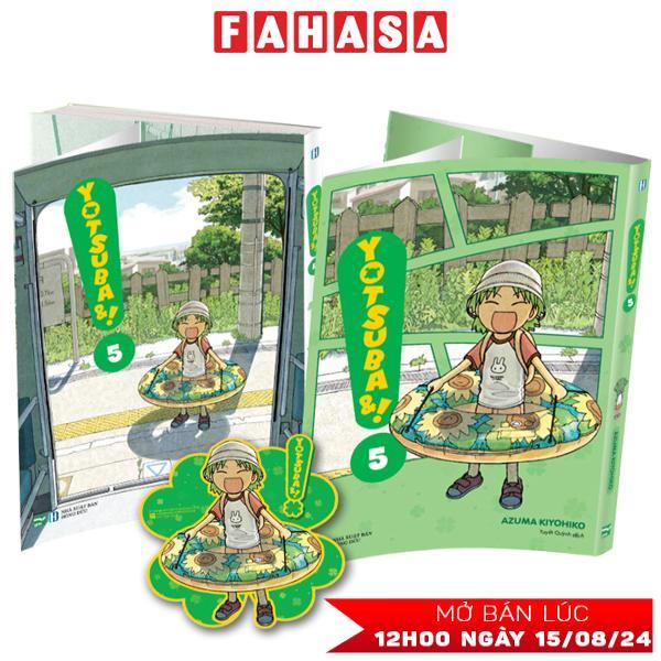 Yotsuba&amp;! - Tập 5 - Bản Đặc Biệt - Tặng Kèm Bìa Áo Đặc Biệt + Bookmark Nhựa Bế Hình Cỏ Bốn Lá