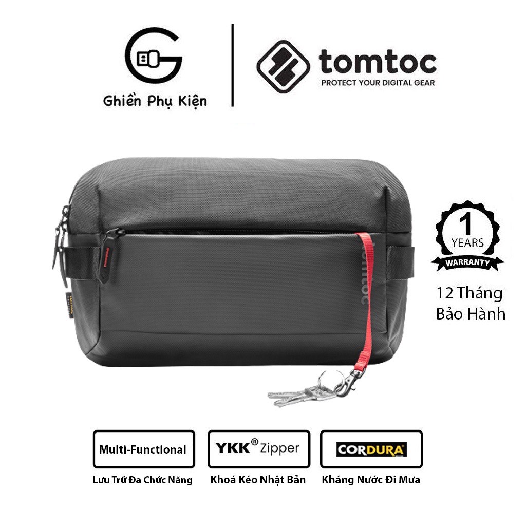 Túi Đeo Chéo Tomtoc USA Urban Codura Sling Bag Travel Và Work 11inch - Hàng Chính Hãng