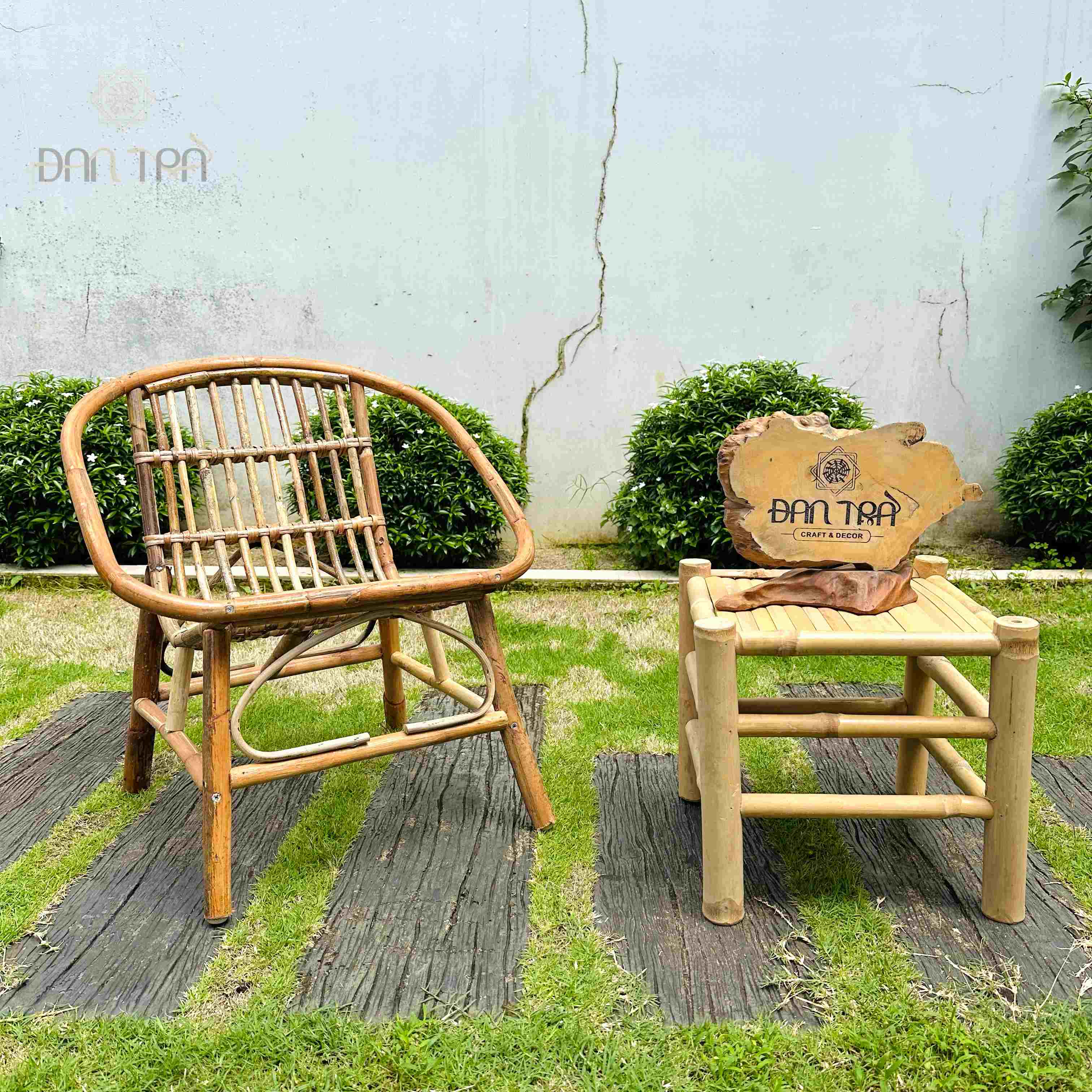 Ghế Mây Coffee Con Sò Nhỏ - Ghế Càfe Cho Quán Trà Sữa, Ban Công, Homestay - Xưởng Mây Tre ĐAN TRÀ