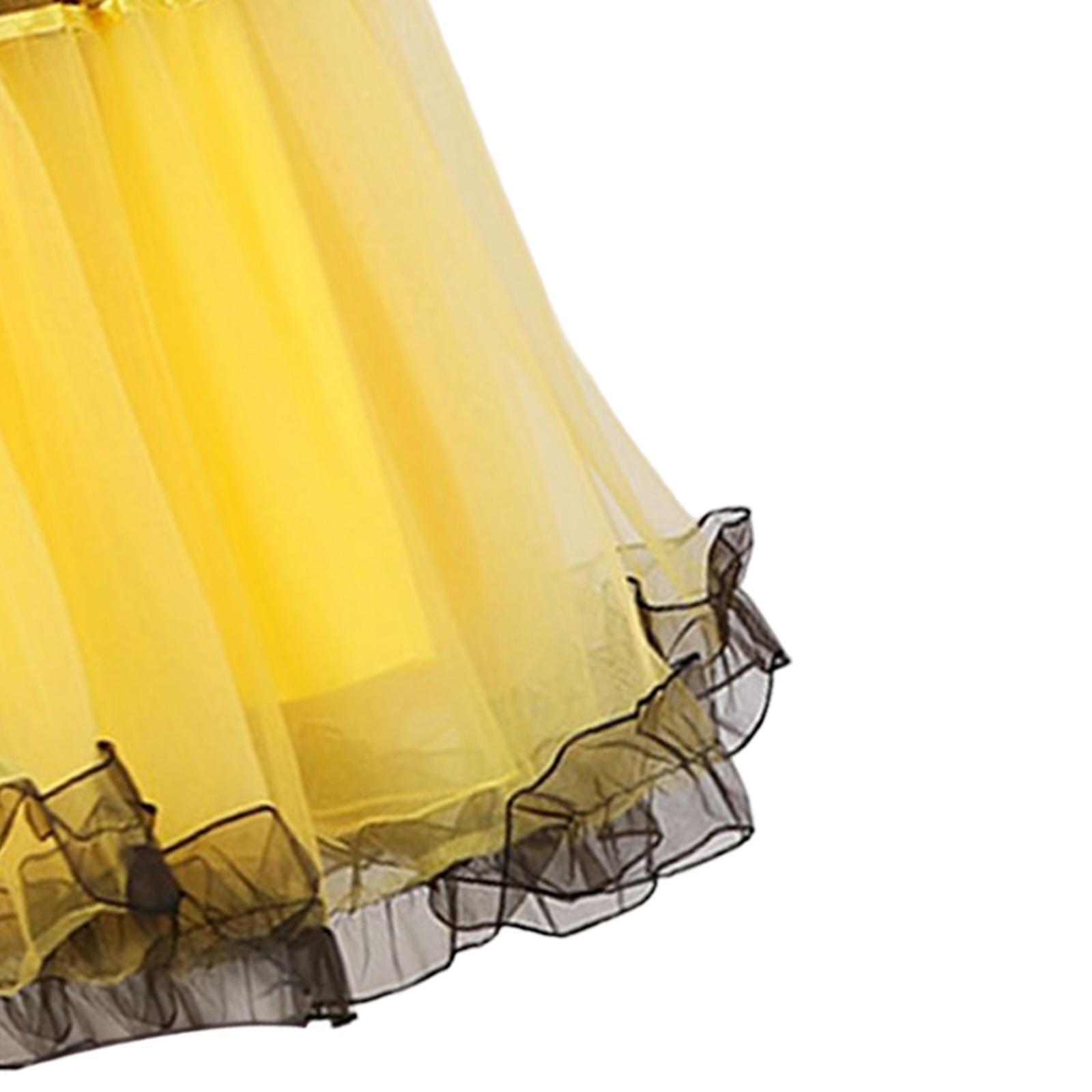 Classical Ballroom Dance Skirt Clothing Spanish Skirts Dancewear