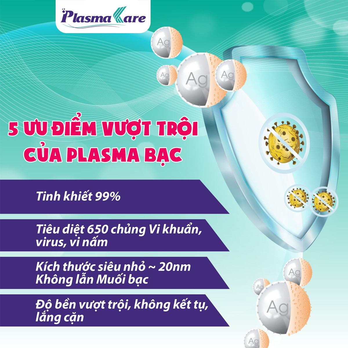 Gel rửa tay khô PlasmaKare chai 300ml sát trùng, khử mùi, mềm da, không hại da tay khi dùng thường xuyên