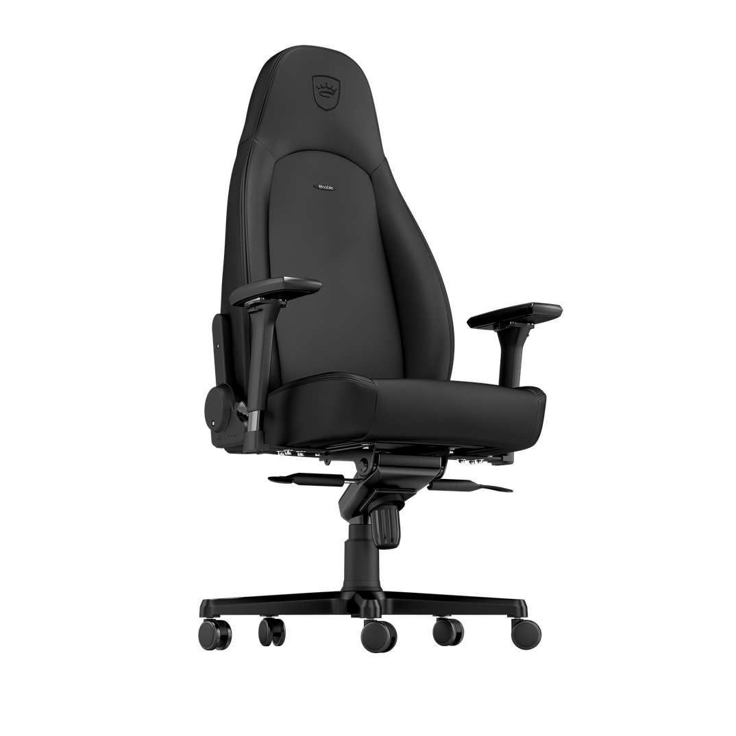 Ghế gaming cao cấp Noblechairs ICON Black Edition PU leather - Hàng chính hãng