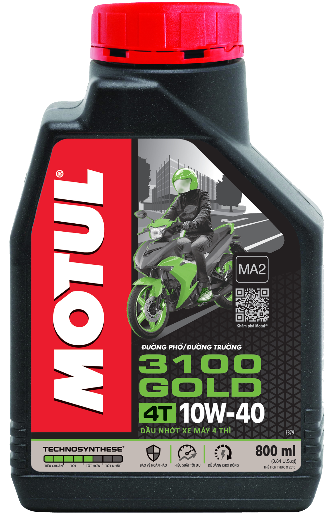 Dầu nhớt xe máy MOTUL 3100 GOLD 4T 10W40