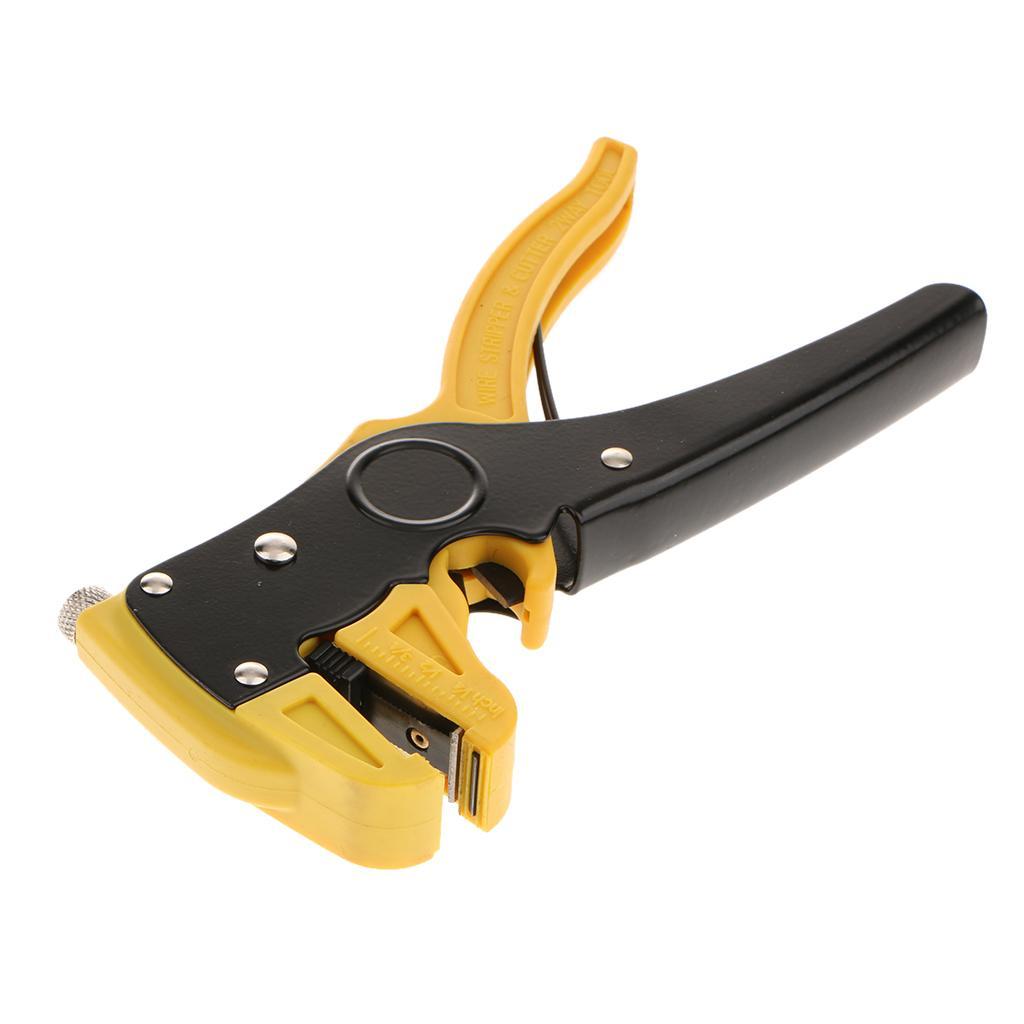 New Wire Cutters Stripper Adjustable Internet Cable Cutting Pliers Easy Use